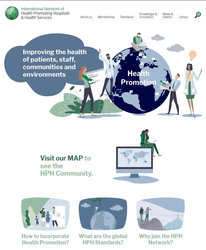 International Network of Health Promoting Hospitals & Health Services launches new website